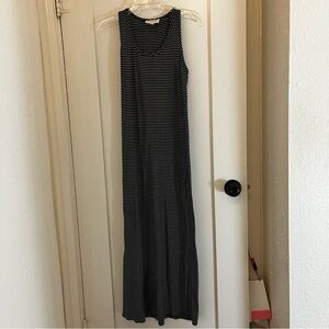 Two by Vince Camuto Black and White Striped Maxi Dress - Size M